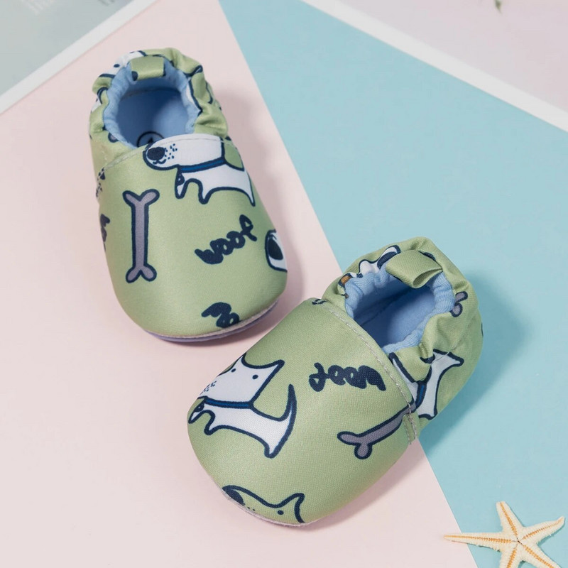 KIDSUN rudens žiemos naujagimio grynos medvilnės batai mažiems megzti batai šilti minkštu padu pliušiniai pirmieji vaikštynės batai 0–18 mėn.