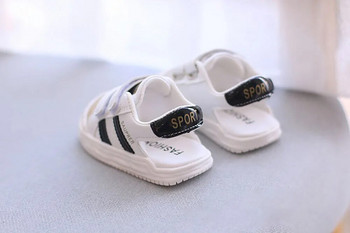 PU Δερμάτινα καλοκαιρινά σανδάλια για παιδιά 2024 Trend μόδας για αγόρια κορίτσια Παπούτσια παραλίας Αντιολισθητικά Παπούτσια για νήπια με μαλακή σόλα