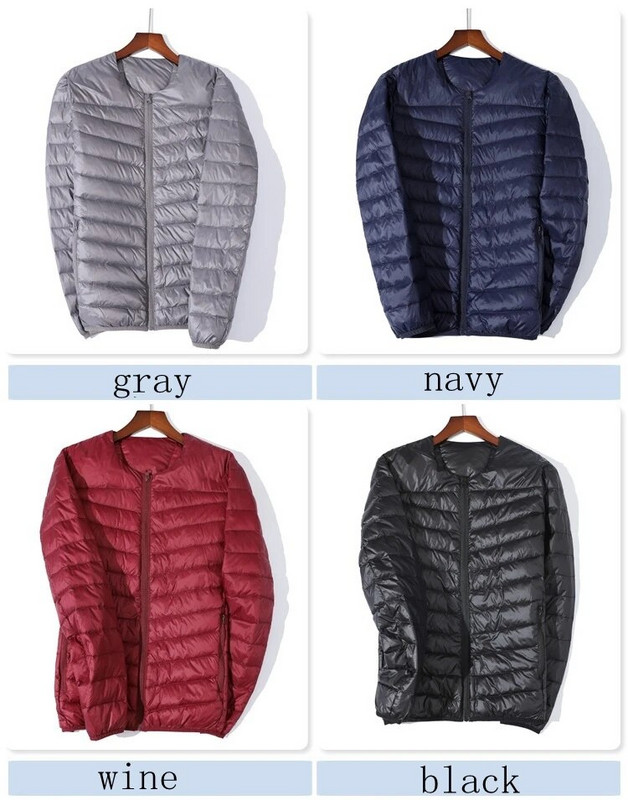 NewBang 7XL sulejope meestele ülikerge sulejope Meeste õhuke tuulekindel kaasaskantav O-kaelusega kerge mantel, soe vooder