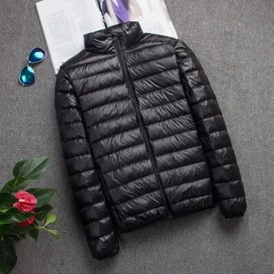 Jachetă de puf ușoară, de marca nouă, toamnă iarnă, pentru bărbați, cu glugă, scurtă, mare, ultra-subțire, ușoară, pentru tineret, subțire, jachete de puf