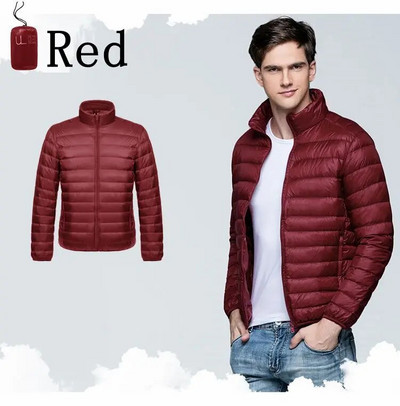 Pánska ľahká vodeodolná zbaliteľná prešívaná bunda, jeseň/zima 2021, nový pánsky ležérny štandardný kabát