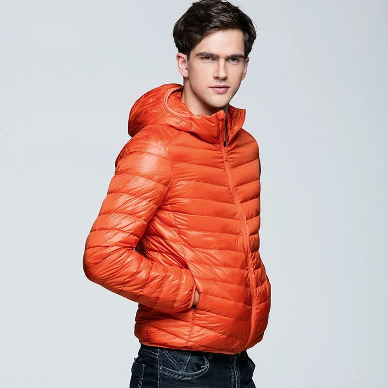 NewBang sulejope meeste ülikerge sulejope Meeste talvejoped Kerged jakid kapuutsiga Parka tuulepluus suleparka