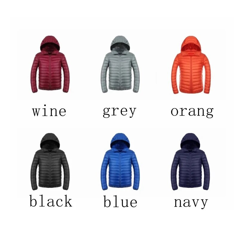 NewBang sulejope meeste ülikerge sulejope Meeste talvejoped Kerged jakid kapuutsiga Parka tuulepluus suleparka