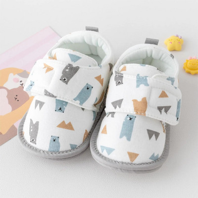 Nove simpatične dječje cipele sa životinjskim motivima, meki pamučni potplat, protuklizne dječje cipele za dječake i djevojčice Ležerna sportska obuća