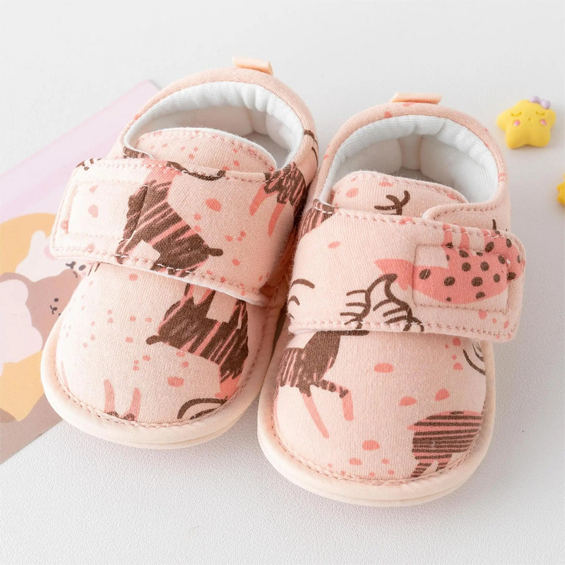 Nove simpatične dječje cipele sa životinjskim motivima, meki pamučni potplat, protuklizne dječje cipele za dječake i djevojčice Ležerna sportska obuća