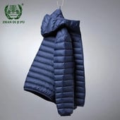 Zimné pánske prešívané bundy, kabáty, ľahké, nepremokavé, s kapucňou, ležérne, teplé, ultratenké, krátke, páperové, parky, plus veľkosť 6XL