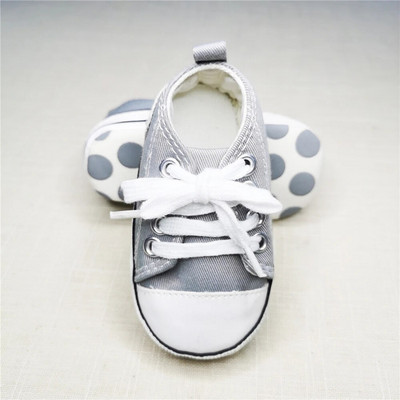 Klasické športové tenisky pre novorodencov, chlapcov a dievčat, plátno s potlačou hviezd, topánky pre prvé chodítka, dojčenské a batoľacie, protišmykové detské topánky