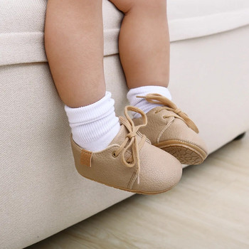 Βρεφικά παπούτσια για νεογέννητο άνοιξη Δερμάτινα παπούτσια για αγόρια πολύχρωμα παιδικά παπούτσια Αντιολισθητική σόλα από καουτσούκ First Walkers Βρεφικά νεογέννητα μοκασίνια