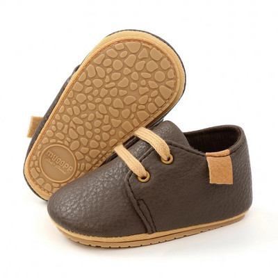 Pantofi pentru nou-născut, din piele de primăvară, pentru băieți, pentru fată, multicolore, pentru copii mici, talpă din cauciuc, mocasini anti-alunecare pentru primii plimbări.