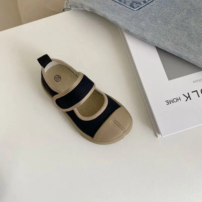 Beebid, poisid, tüdrukud, lõuendjalatsid, kevad, sügis, lastekingad, vabaaja tossud väikelastele