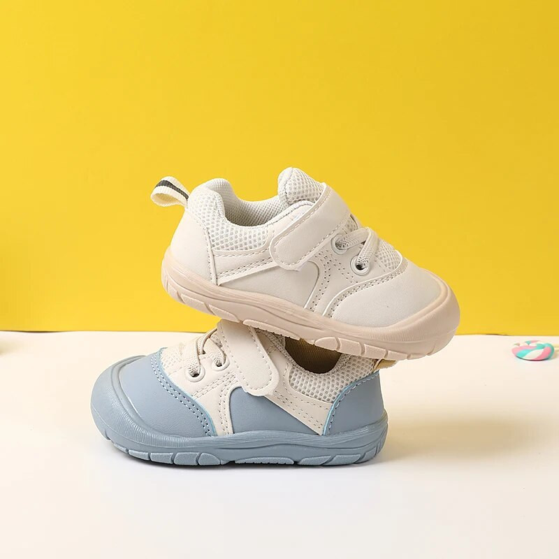 Proljetne i jesenske dječje cipele za hodanje Kožne jednostruke cipele s mekim potplatom Cipele s glavom za dječake Prozračne mrežaste cipele Dječje cipele