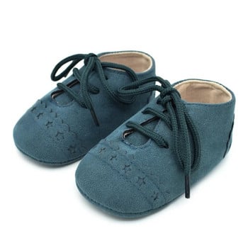 Βρεφικά μοκασίνια Nubuck Δερμάτινα παπούτσια με μαλακό κάτω μέρος First Walkers Βρεφικά παπούτσια κούνιας για κορίτσια Νεογέννητα Αγόρια Βρεφικά πάνινα παπούτσια Παιδικά υποδήματα