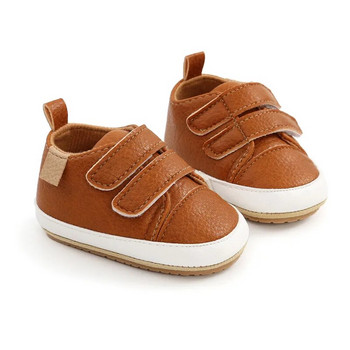 0-18 μηνών Unisex παιδικά δερμάτινα παπούτσια για περπάτημα Αντιολισθητικά αγκίστρια με θηλιά Παπούτσια για μωρά και κορίτσια Άνοιξη καλοκαίρι, φθινόπωρο αθλητικά παπούτσια
