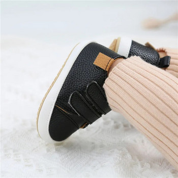0-18 μηνών Unisex παιδικά δερμάτινα παπούτσια για περπάτημα Αντιολισθητικά αγκίστρια με θηλιά Παπούτσια για μωρά και κορίτσια Άνοιξη καλοκαίρι, φθινόπωρο αθλητικά παπούτσια