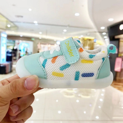 Lastejalatsid tüdrukutele Poistele Kevadsuvi hingavast võrgust vastsündinud beebi esimesed jalutuskärud libisemisvastased pehme tallaga väikelaste tossud