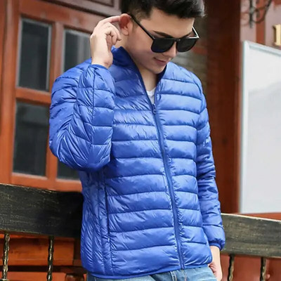 Pánsky prešívaný kabát, ľahký prešívaný kabát s krátkym výplňovým materiálom, zimné páperové bundy pre mužov, akcia, kórejské recenzie, veľa oblečenia 2024