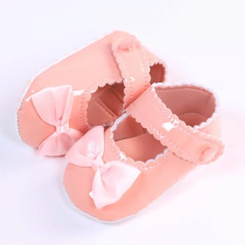 Βρεφικά παπούτσια για μωρά κοριτσάκι πρώτο ζευγάρι μπροστινά παπούτσια μόδας αναπνεύσιμα Mary Jane κομψά φλατ παπιγιόν