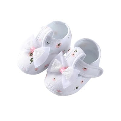 Bežné detské topánky, tenisky, protišmykové, s mäkkou podrážkou, roztomilé topánky s mašľou, novorodenecké dievčatká, prvé chodítka, sladké princeznovské turistické topánky