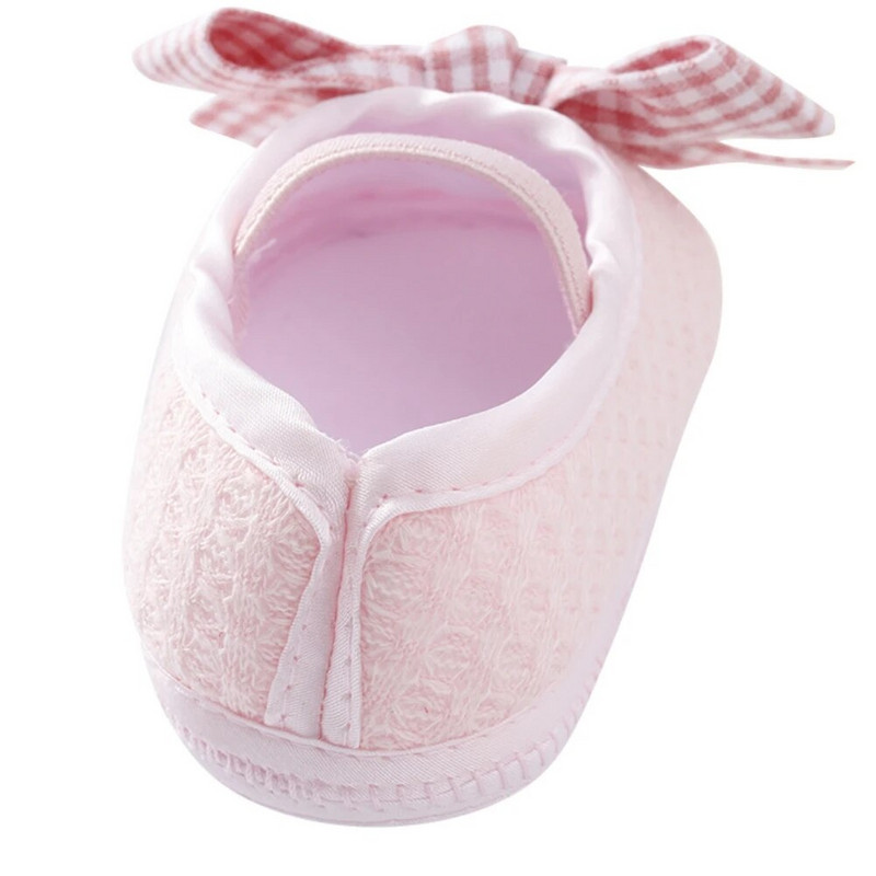 Bežné detské turistické topánky s protišmykovou mäkkou podrážkou, roztomilé topánky s mašľou, novorodenecké svadobné topánky pre batoľatá, prvé chodítka