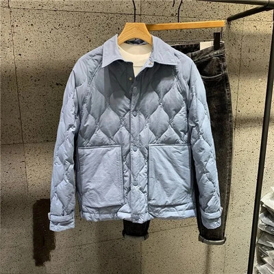 Pánske oblečenie 2023 Zimné nové ľahké bavlnené bundy Pánske voľné ležérne pánske bundy Kórejská módna bomber bunda Pánske