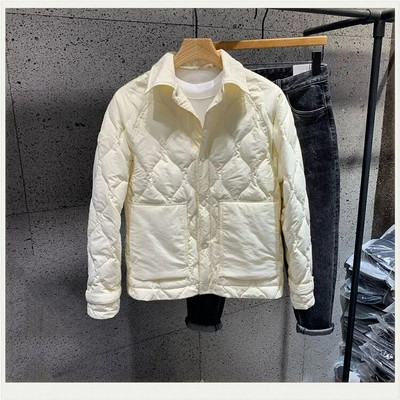 Pánske oblečenie 2023 Zimné nové ľahké bavlnené bundy Pánske voľné ležérne pánske bundy Kórejská módna bomber bunda Pánske