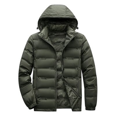 Pánska zimná biela páperová bunda 6XL, pánska nepremokavá vetruodolná bunda L-Stret s kapucňou, ultraľahká bunda pre všetky ročné obdobia