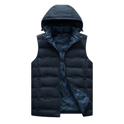 Pánska zimná biela páperová bunda 6XL, pánska nepremokavá vetruodolná bunda L-Stret s kapucňou, ultraľahká bunda pre všetky ročné obdobia