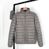 Matt Fabric žieminė vyriška pūkinė striukė Itin lengva pūkinė striukė Vyriška striukė nuo vėjo su plunksna vyriška lengvas nešiojamas šiltas paltas