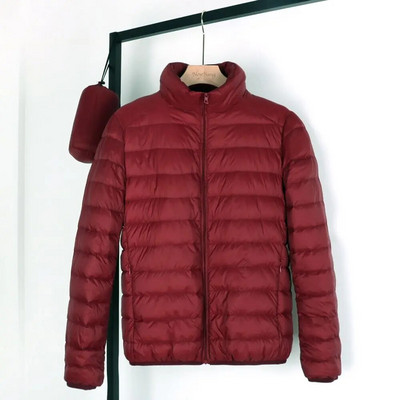 Matt Fabric žieminė vyriška pūkinė striukė Itin lengva pūkinė striukė Vyriška striukė nuo vėjo su plunksna vyriška lengvas nešiojamas šiltas paltas