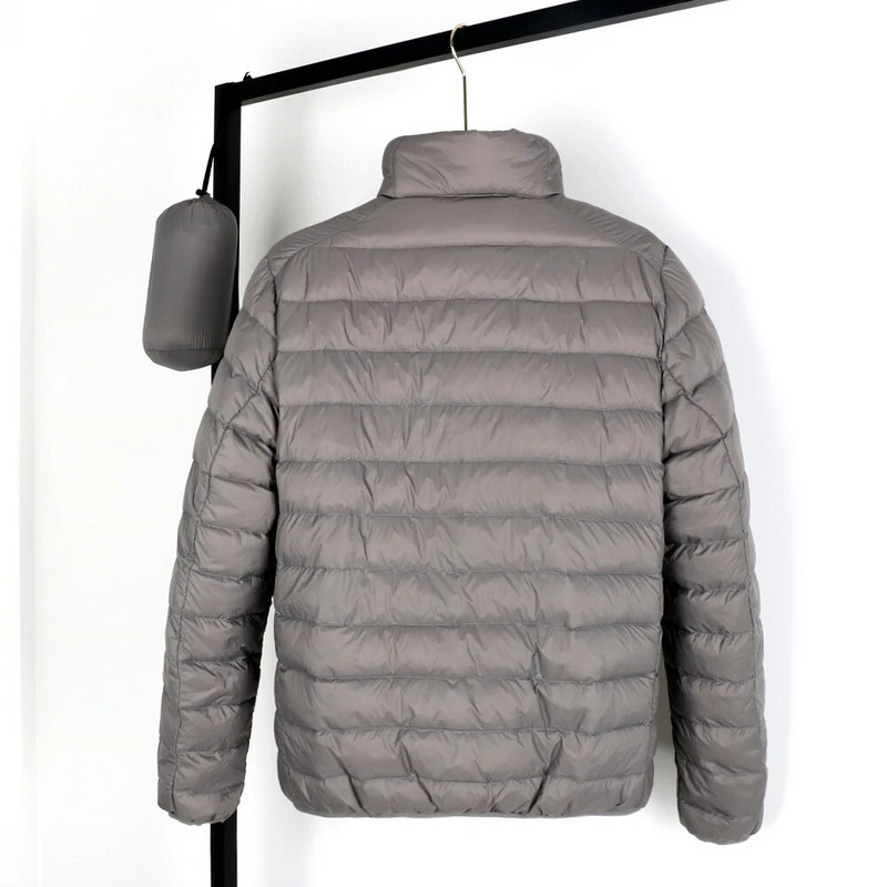 Matt Fabric žieminė vyriška pūkinė striukė Itin lengva pūkinė striukė Vyriška striukė nuo vėjo su plunksna vyriška lengvas nešiojamas šiltas paltas