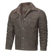 Alkalmi férfi téli dzseki meleg kabát kabát lehúzható gallér, hosszú ujjú cipzáras zseb Divatkabát Őszi kabátok Férfi ruházat