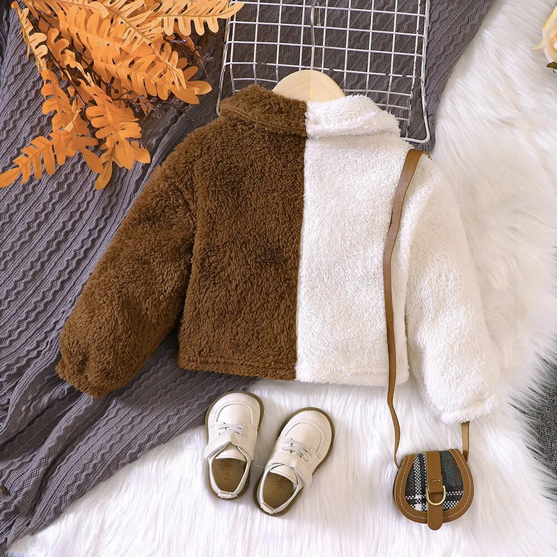 Laste puuvillased riided Korea versioon Lax puuvillased riided jope poistele ja tüdrukutele aarded paksendatud soe karusnaha krae mantel talv