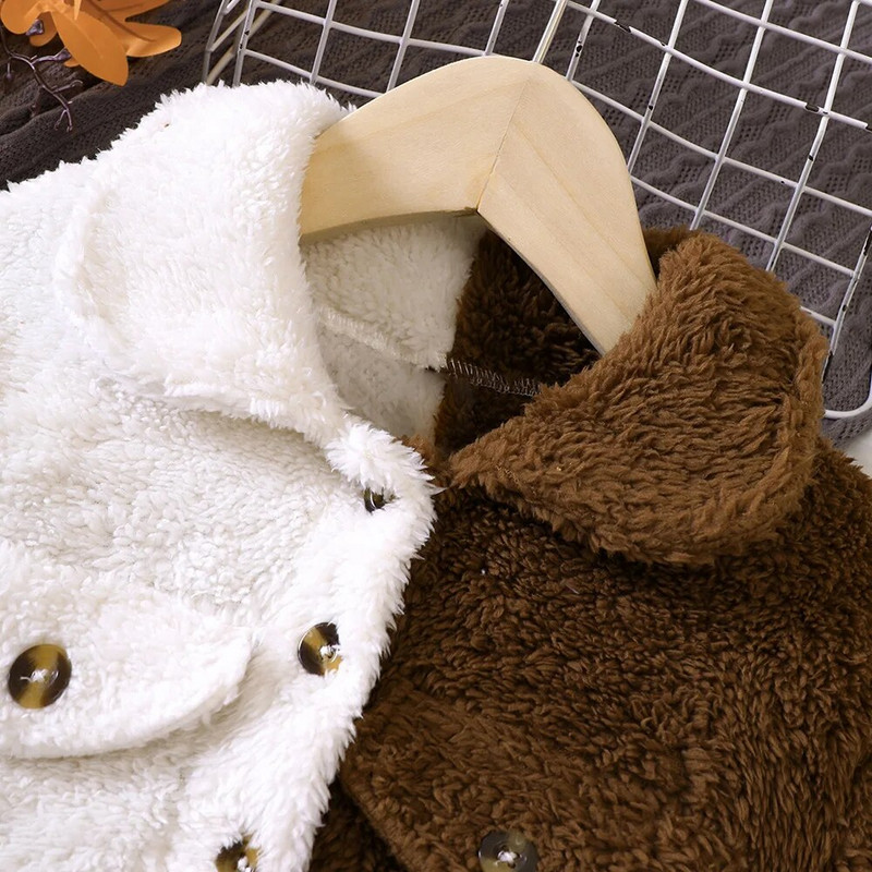 Laste puuvillased riided Korea versioon Lax puuvillased riided jope poistele ja tüdrukutele aarded paksendatud soe karusnaha krae mantel talv