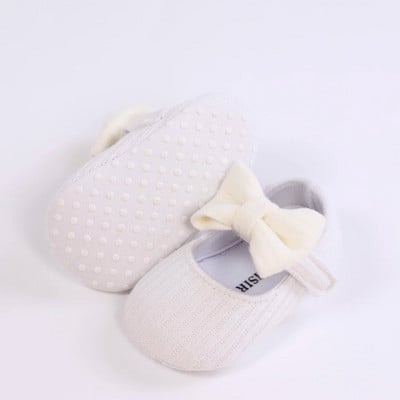 Rozkošné dievčenské topánočky Mary Jane s mašľou - ľahké, protišmykové a mäkké s plochou podrážkou na celoročné prechádzky v interiéri aj exteriéri