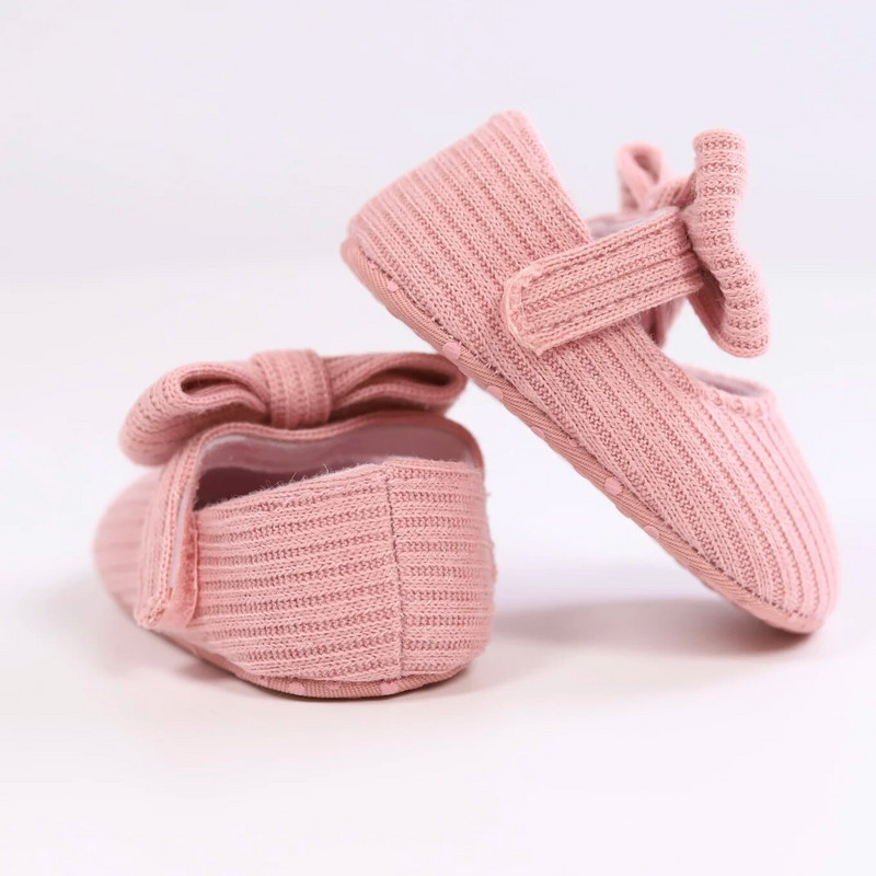 Rozkošné dievčenské topánočky Mary Jane s mašľou - ľahké, protišmykové a mäkké s plochou podrážkou na celoročné prechádzky v interiéri aj exteriéri