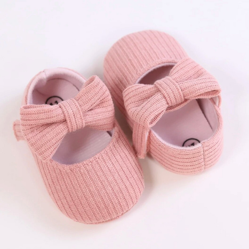 Rozkošné dievčenské topánočky Mary Jane s mašľou - ľahké, protišmykové a mäkké s plochou podrážkou na celoročné prechádzky v interiéri aj exteriéri