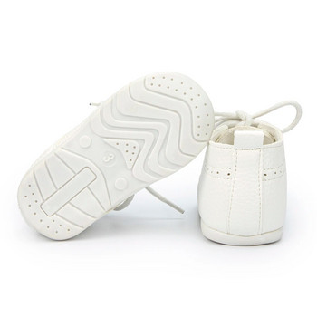 KIDSUN 2021 New Arrival Βρεφικά παπούτσια Βαπτιστικά Παπούτσια PU Δερμάτινα νήπια First Walkers Μαλακή σόλα από καουτσούκ Αντιολισθητικά Μοκασίνια