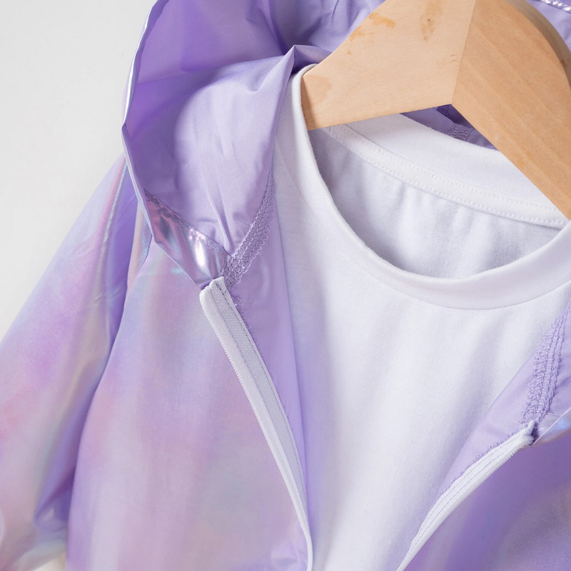 Mood kevad/suvised lastemantlid Väikelapsed poisid Tüdrukud Soliidne jope Laste Tõmblukuga Kardigan Õhukesed kapuutsiga jakid