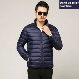 Jachetă de puf ușoară cu glugă pentru bărbați, îmbrăcăminte de marcă de toamnă și iarnă 2020, 90% puf de rață alb, jachetă caldă de modă 8 culori