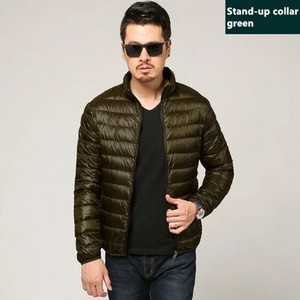 Jachetă de puf ușoară cu glugă pentru bărbați, îmbrăcăminte de marcă de toamnă și iarnă 2020, 90% puf de rață alb, jachetă caldă de modă 8 culori