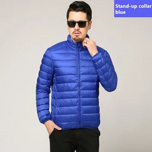 Jachetă de puf ușoară cu glugă pentru bărbați, îmbrăcăminte de marcă de toamnă și iarnă 2020, 90% puf de rață alb, jachetă caldă de modă 8 culori