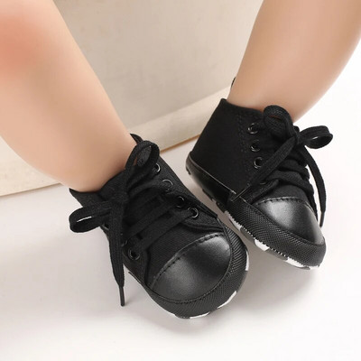 VALEN SINA 2021 Detské topánky pre novorodencov, prvé chodítko, mäkká protišmyková podrážka, krásna mašľa, ležérne plátené detské topánky