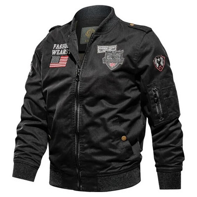 Taktika Jope Meeste Sügiskevadpommitaja Puuvillane Mantel Suures Suuruses Tikand Lennuk Pilot Cargo Joped Meeste Jaqueta Masculina