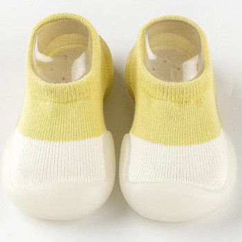 Βρεφικά παπούτσια Παιδική σόλα από μαλακό καουτσούκ First Walkers Παιδικές κάλτσες Παπούτσια Αντιολισθητικές Κάλτσες δαπέδου Κάλτσες Παιδικές κάλτσες Παπούτσια 0-4 Y Boo Girl Booties