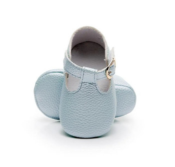 0-18M Мокасини за бебета и момичета Плътни обувки Бебешки обувки за малки деца Мека подметка Бебешки обувки First Walker Prewalker Ballet Shoes