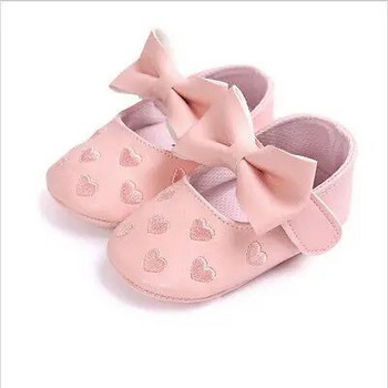 Citgeett Нови сладки балетни обувки за малко дете, момче, момиче, мека PU кожа с панделка 0-18 месеца SS