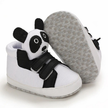 Κλασικό βρεφικό παπούτσι Αγόρι κορίτσι Μωρό χαριτωμένο πρόσωπο ζώων Casual Flat Sneaker First Baby Ankle Boot Βαμβακερά αντιολισθητικά ζεστά παπούτσια για περπάτημα