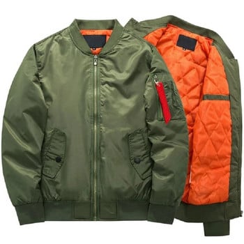 Пролетно и есенно висококачествено яке Ma1 Thick and Thin Army Green Motorcycle Ma-1 Aviator Pilot Air Men Bomber Jacket