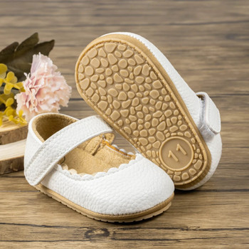 KIDSUN Ανοιξιάτικα παιδικά παπούτσια για κορίτσια Βρεφικά παπούτσια Princess Flat μαλακή σόλα για νεογέννητα First Walkers παπούτσια 0-18 μηνών