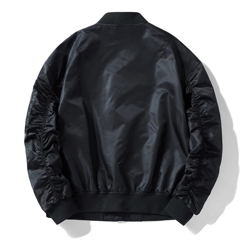 Jarná jesenná vojenská bomber bunda pre mužov, vrchné oblečenie, pilotný kabát, ležérne baseballové bundy, univerzitné bundy, značkové prešívané, začiatkom zimy